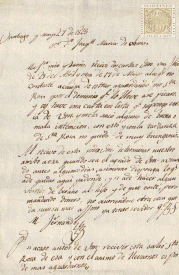 Letter from a student of the University of Santiago de Compostela soliciting money and summer clothes to his father 1823