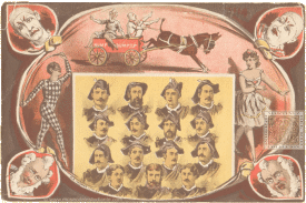Postcard of the Estudiantina Figaro concerts in the United States