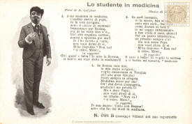 Lo studente in medicina (Giuseppe Villani nel suo repertorio)