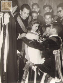 Carmen Martínez Bordiú with la Tuna