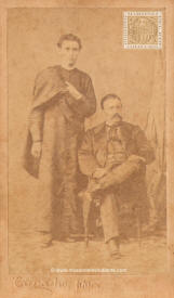 A Portuguese student accompanied by his father