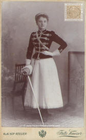 A female austrian student of Vienna
