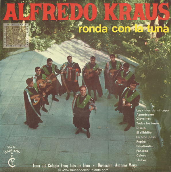 Alfredo Kraus ronda con la Tuna