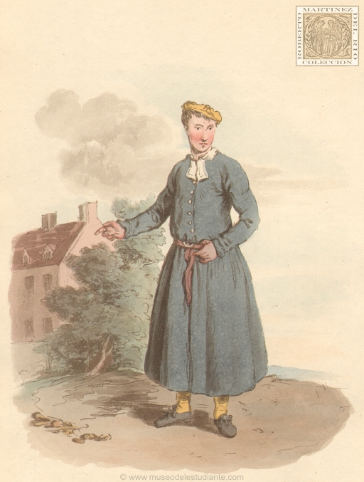 Blue-coat boy. A scholar of Christ-Church Hospital