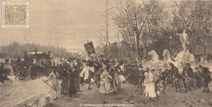 El carnaval en el Prado a fines del siglo XVIII