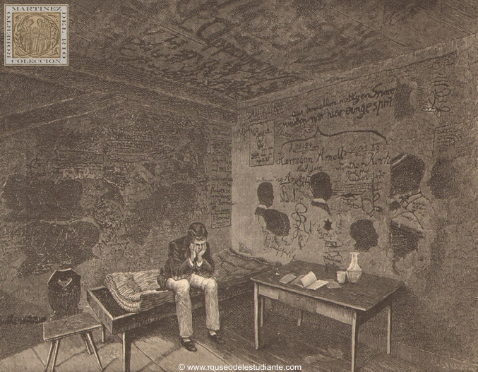 In prison cell "Sanssouci"