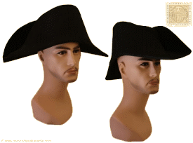 Tricorn hat (cocket hat) - Spanish student's hat