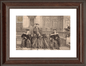 The-Vicechancellor conferring the degree of Bachelor of Arts, Oxford, 1842