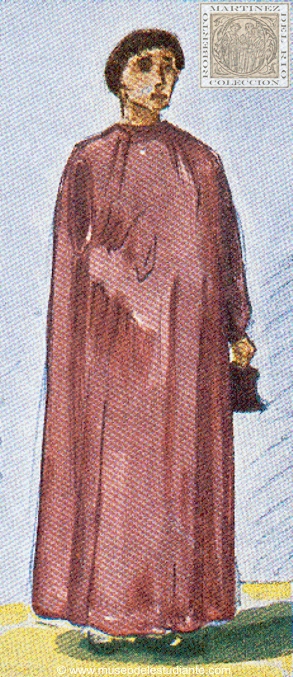 Students' costume of the Domingo Pons College reformed by Antonio Agustn in 1553