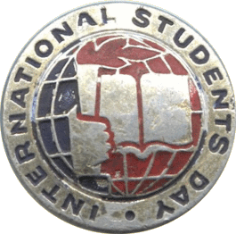 Year 1950 (ca.) - International Students Day ensign