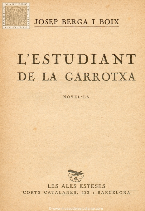 L'estudiant de la garrotxa