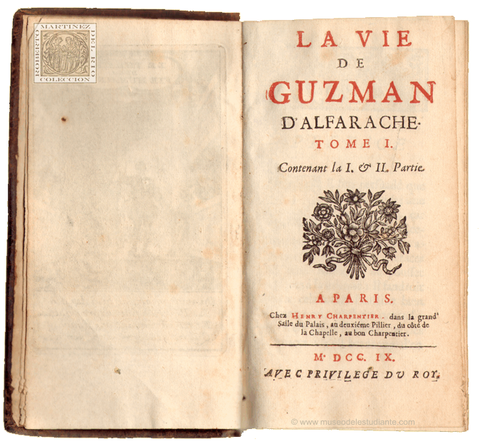 La vie de Guzman d'Alfarache