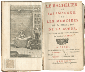 Le Bachelier de Salamanca ou les memories de D. Cherubin de la Ronda