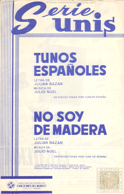 Tunos espaoles - No soy de madera