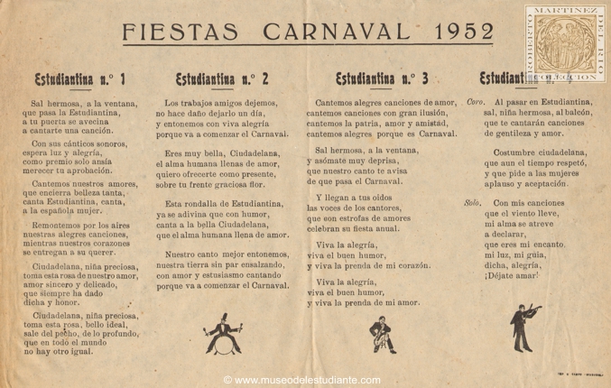 Fiestas Carnaval 1952