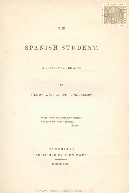 The spanish student