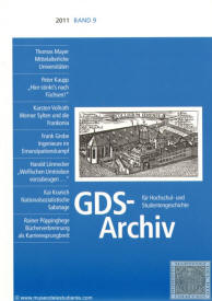 GDS-Archiv für Hochschul - und Studentengeschichte