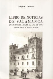 Libro de noticias de Salamanca que empieza a rejir el año de 1796