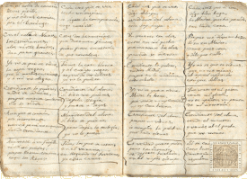 A verses and songs manuscript