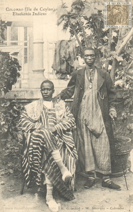 Indigenous students in Colombo (Ceylon Island)