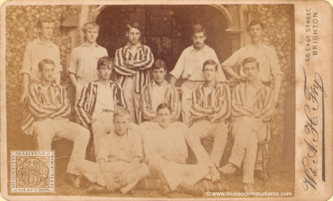 A cricket team from a college in Brighton