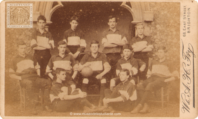 A football team from a college in Brighton