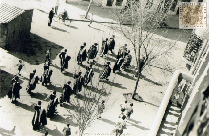 A parade of the Tuna in Valencia