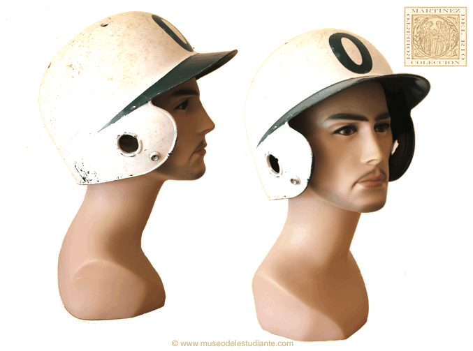 Baseball helmet at the Ohio University