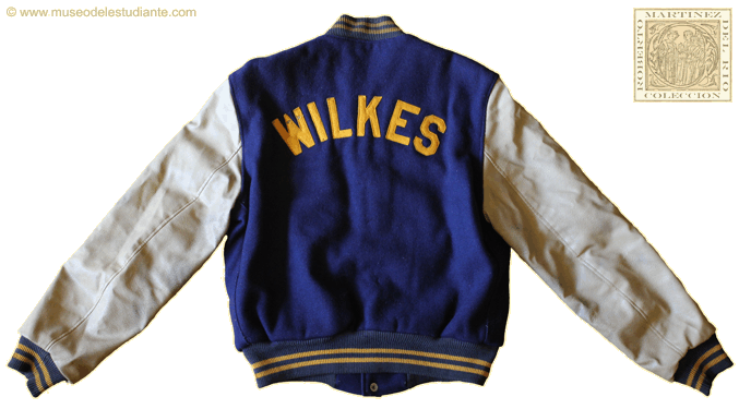 Varsity Jacket - Cazadora de un estudiante del Wilkes College