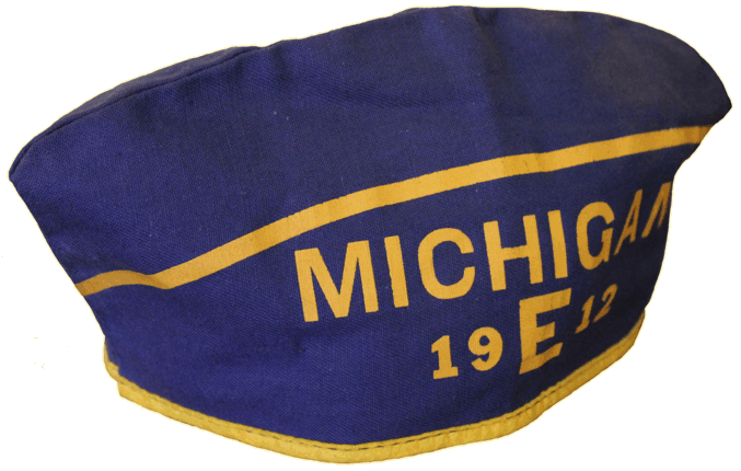 University of Michigan 1912 E Blue Gold Cap