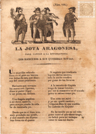 La jota aragonesa, para cantar  la estudiantina los mancebos a sus queridas novias