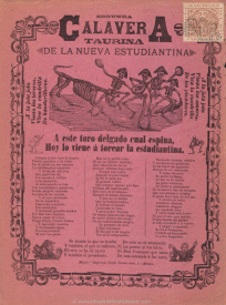 Segunda Calavera taurina de la nueva Estudiantina