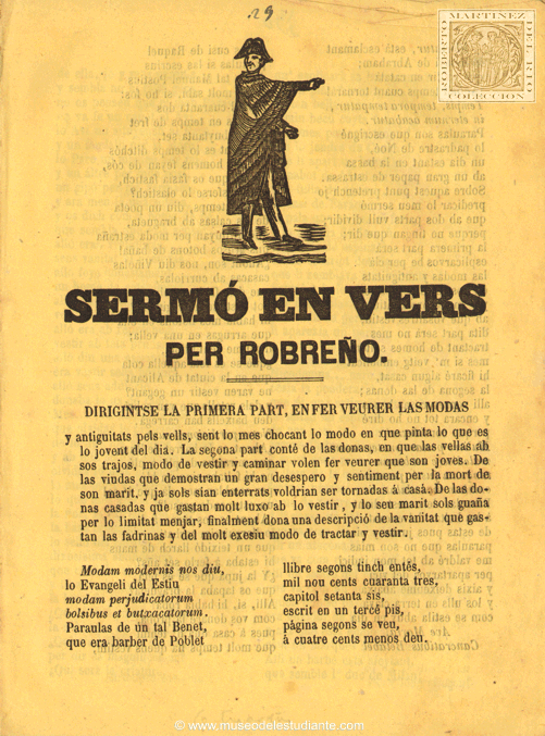 Serm en vers per Robreo