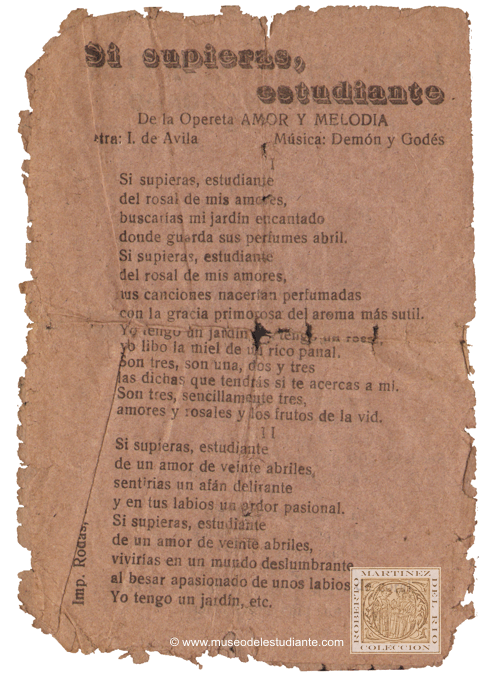 La ditera - Te lo juro yo - La higuera - Si supieras, estudiante