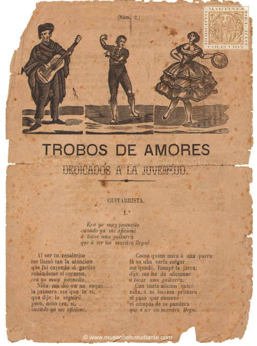 Trobos de amores dedicados a la juventud