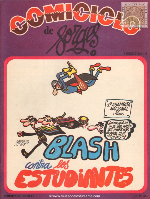 Comiciclo de Forges: Blash contra los estudiantes