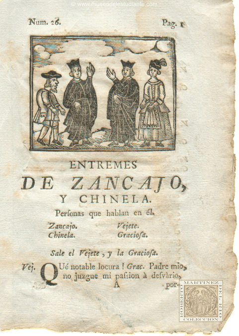 Entrems de Zancajo, y Chinela